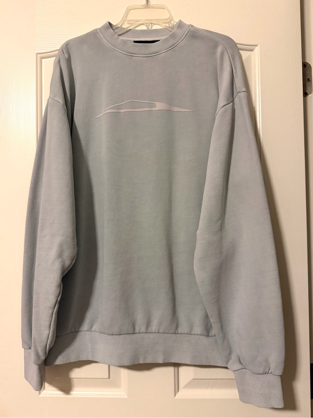 NEW Tesla Cybertruck Men's Blue/Grey Crewneck Sweatshirt